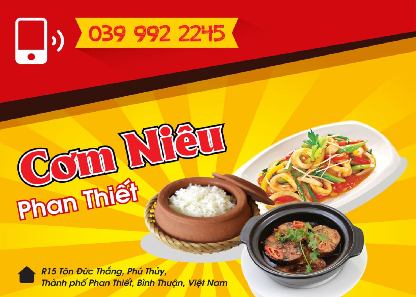 CƠM NIÊU NƯỚNG NGÓI THIÊN DUY